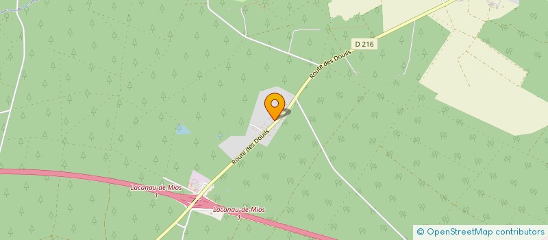 localisation de l'entreprise NUTS S.A.S.  LE BARP