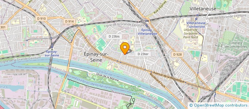 localisation de l'entreprise NUTSCO  EPINAY SUR SEINE