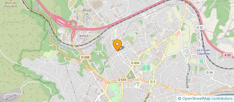 localisation de l'entreprise NUTSY PROD à LA CIOTAT
