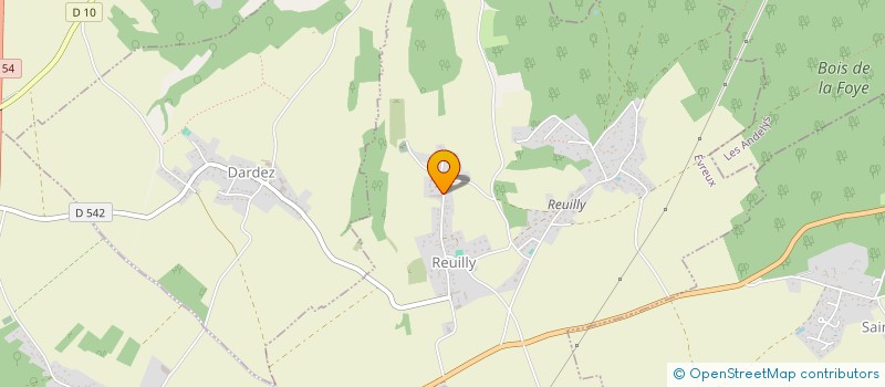 localisation de l'entreprise NUTTECA à REUILLY