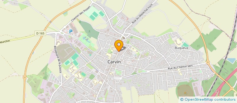 localisation de l'entreprise NUTTENS THUET  CARVIN