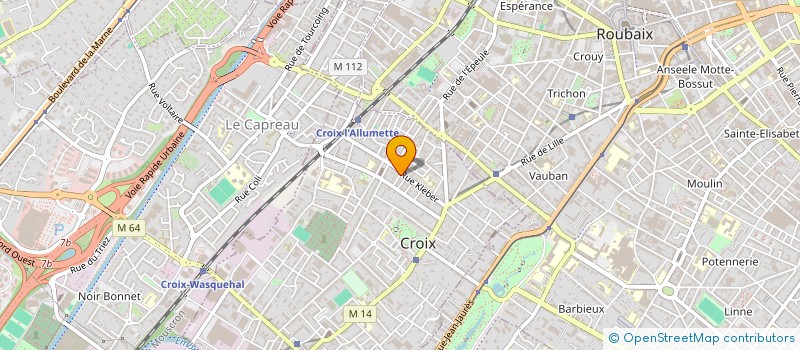 localisation de l'entreprise NUTU HOLDING à CROIX