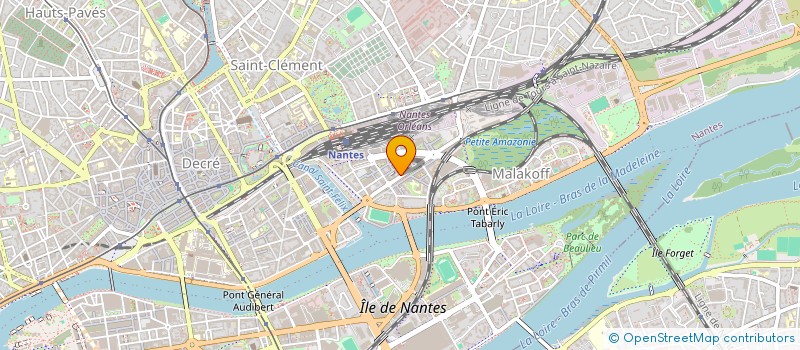 localisation de l'entreprise NUTWELL LOGISTICS - WEST EUROPE à NANTES