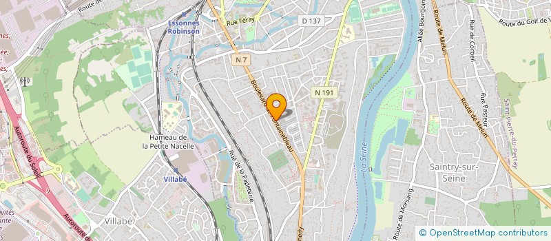 localisation de l'entreprise NUVI-EXPRESS à CORBEIL-ESSONNES