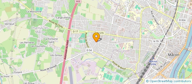 localisation de l'entreprise NUVINOV à CHARNAY-LES-MACON