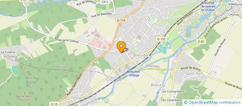 localisation de l'entreprise NUVITRONIC  BREUILLET