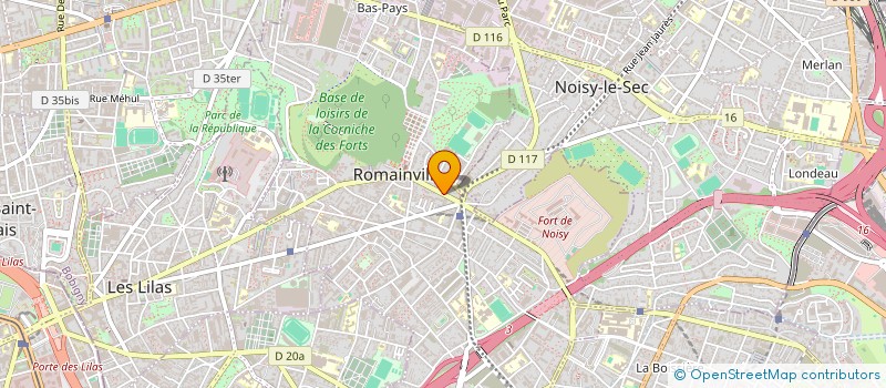 localisation de l'entreprise NUVO21 à ROMAINVILLE
