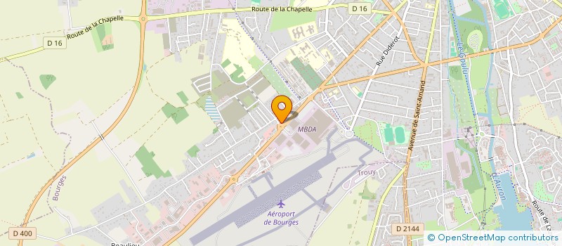 localisation de l'entreprise NUVOBAT à BOURGES