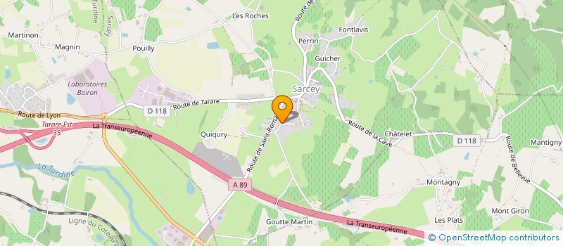 localisation de l'entreprise NUVOLIS  SARCEY