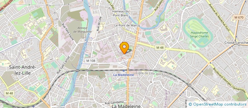 localisation de l'entreprise NUVOSIGN à MARCQ-EN-BARŒUL