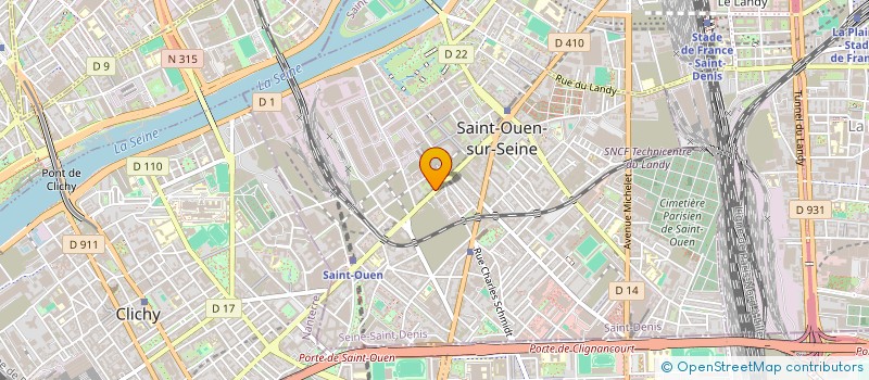 localisation de l'entreprise NUVYBES à SAINT-OUEN-SUR-SEINE