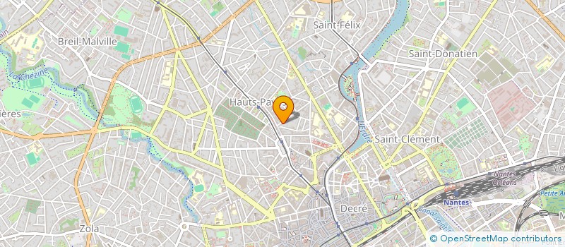 localisation de l'entreprise NUWAY à NANTES