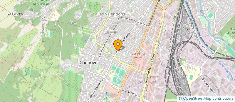 localisation de l'entreprise NUXERIA ESPORT à CHENOVE