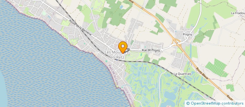 localisation de l'entreprise NUXILOG à LES MOUTIERS-EN-RETZ