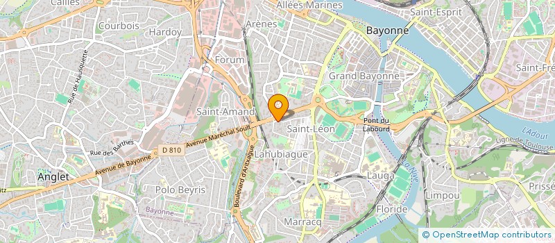 localisation de l'entreprise NUXLY BAYONNE  BAYONNE