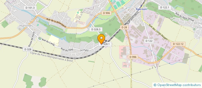 localisation de l'entreprise NUXWEB à HANCHES