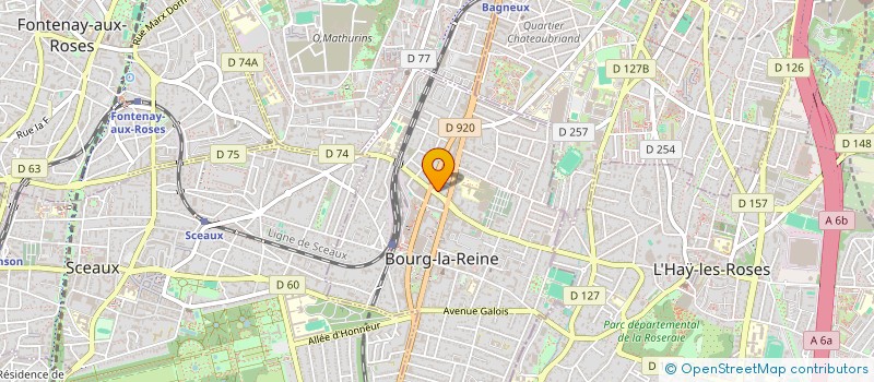 localisation de l'entreprise NUZA SERVICES à BOURG-LA-REINE