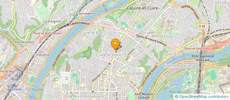 localisation de l'entreprise NUZILLY  CALUIRE-ET-CUIRE