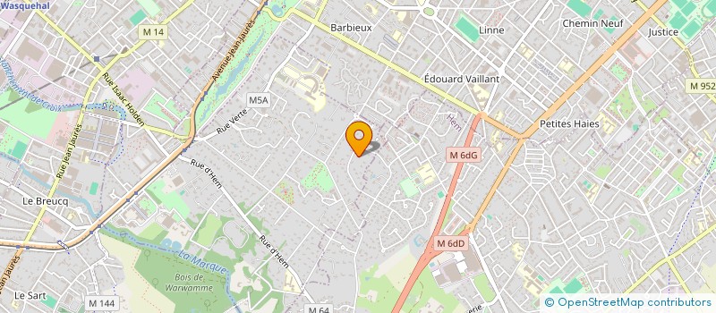 localisation de l'entreprise NV à CROIX