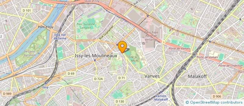 localisation de l'entreprise NV AUTISME  VANVES