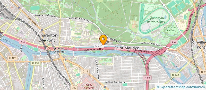 localisation de l'entreprise NV COM à SAINT-MAURICE