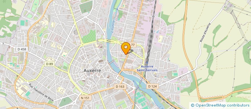 localisation de l'entreprise NV CONCEPTION à AUXERRE