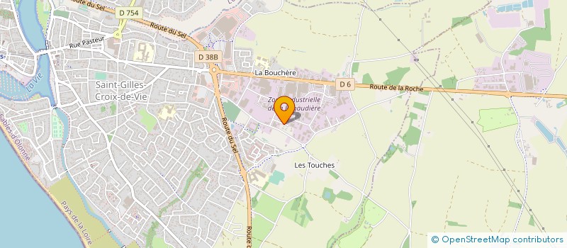 localisation de l'entreprise NV EQUIPMENT  SAINT-GILLES-CROIX-DE-VIE