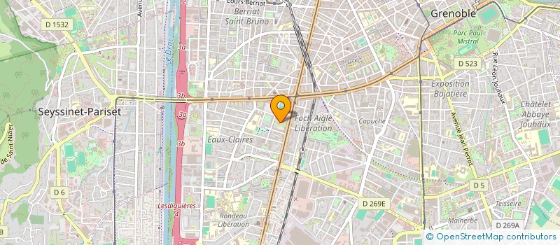 localisation de l'entreprise NV ESPIE  GRENOBLE