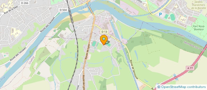 localisation de l'entreprise NV EXPERTISES à SERMOISE-SUR-LOIRE