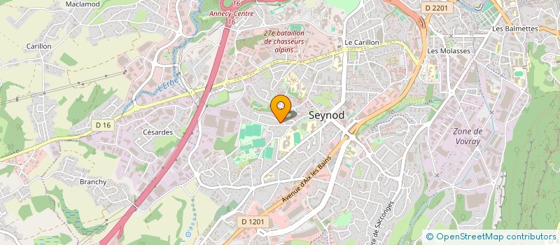 localisation de l'entreprise NV HOME à ANNECY