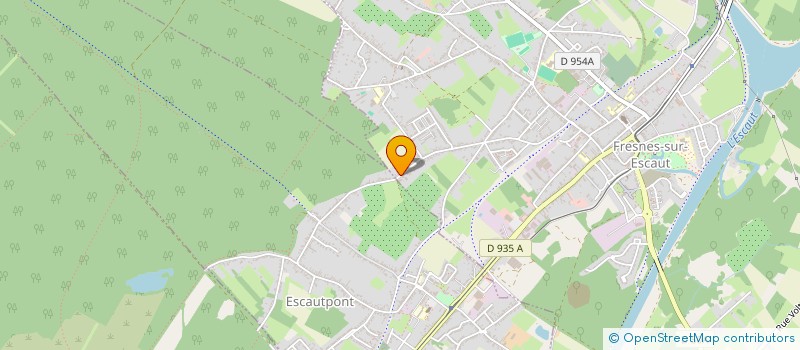 localisation de l'entreprise NV IMMO INVEST  FRESNES-SUR-ESCAUT