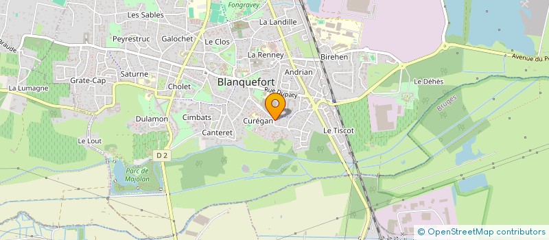 localisation de l'entreprise NV MEDOC à BLANQUEFORT