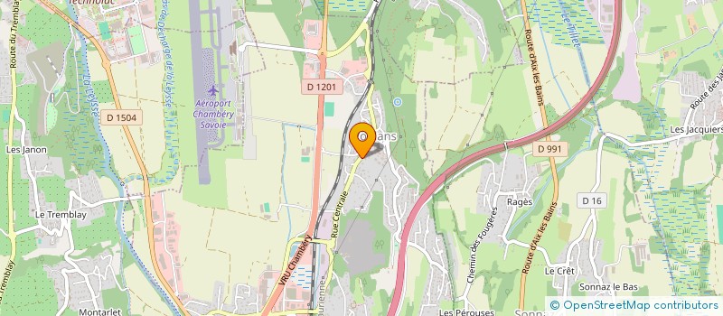 localisation de l'entreprise NV RESINE  VOGLANS