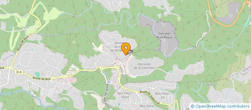 localisation de l'entreprise NV-SABA à ROQUEFORT-LES-PINS