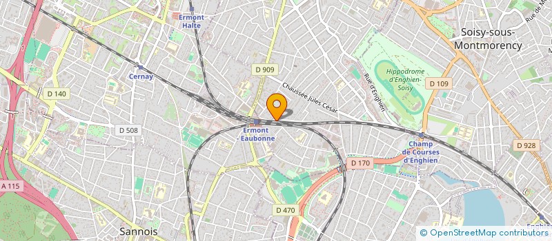 localisation de l'entreprise NV SCI à EAUBONNE