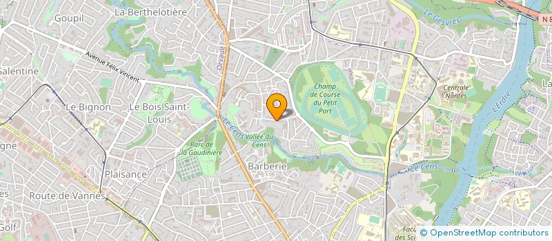localisation de l'entreprise NV TECH à NANTES