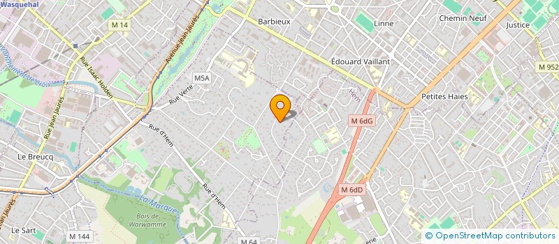 localisation de l'entreprise NV2 à CROIX