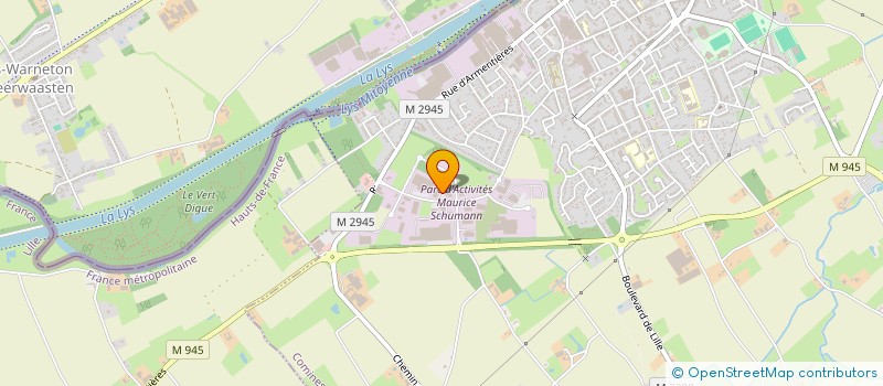 localisation de l'entreprise NVA IMMO  COMINES