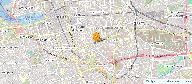 localisation de l'entreprise NVBM à MARSEILLE