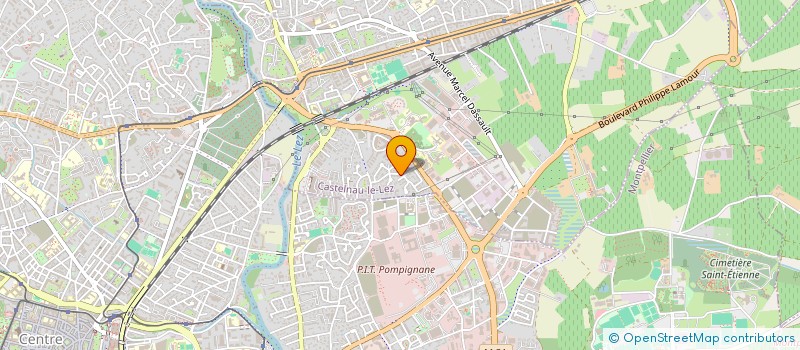 localisation de l'entreprise NVD  CASTELNAU-LE-LEZ