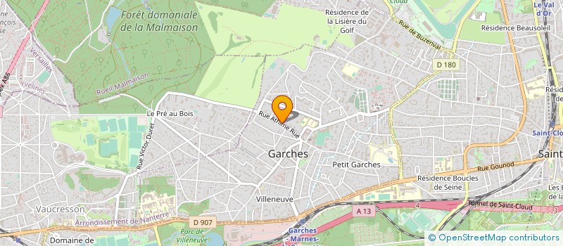 localisation de l'entreprise NVD à GARCHES