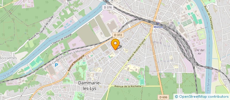 localisation de l'entreprise NVD BEAUTE à DAMMARIE-LES-LYS