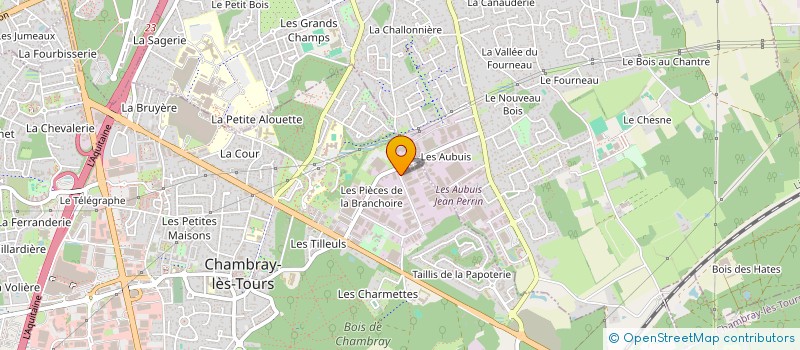 localisation de l'entreprise NVD INVESTISSEMENTS  CHAMBRAY-LES-TOURS