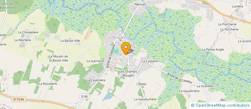 localisation de l'entreprise NVE  ROUANS