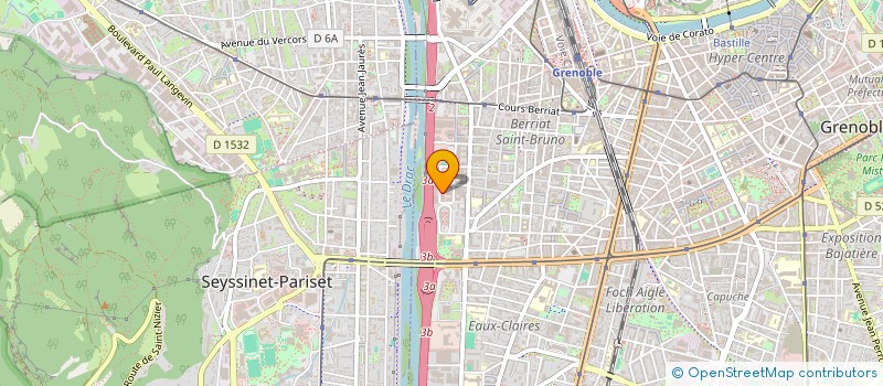 localisation de l'entreprise NVEIL à GRENOBLE