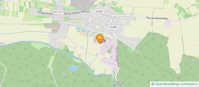 localisation de l'entreprise NVENT THERMAL FRANCE SAS à BETSCHDORF