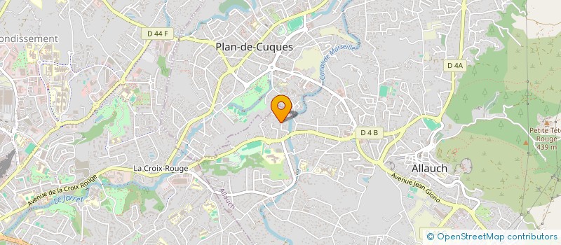 localisation de l'entreprise NVH 72  ALLAUCH