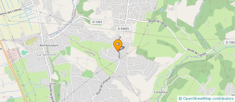 localisation de l'entreprise NVI  CARIGNAN-DE-BORDEAUX