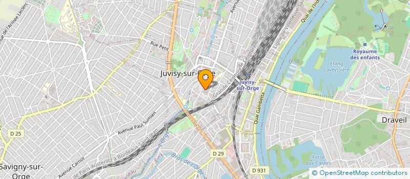 localisation de l'entreprise NVLM à JUVISY-SUR-ORGE