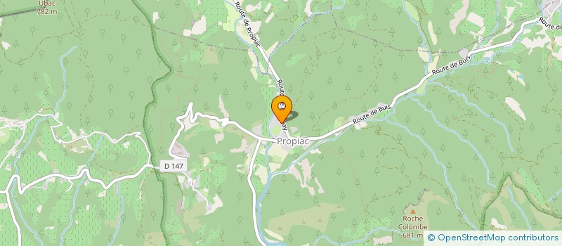 localisation de l'entreprise NVLP  PROPIAC